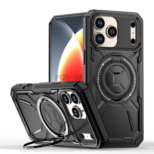 Funda Protectora Lichicase Magnética con Soporte Giratorio de 360 Grados, TPU+PC, para <span class=keywords><strong>Samsung</strong></span> S26, S26 Plus, S26 Ultra - Product Image 6