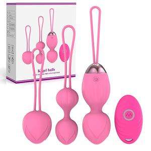 <span class=keywords><strong>Palline</strong></span> <span class=keywords><strong>di</strong></span> <span class=keywords><strong>Kegel</strong></span> in Silicone, Uova Vibranti per <span class=keywords><strong>Esercizi</strong></span> <span class=keywords><strong>di</strong></span> Rafforzamento Vaginale con Telecomando per Donne - Product Image 1