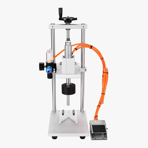 ماكينة تغطية هوائية شبه أوتوماتيكية لسطح المكتب برأس واحد ، حلقة زجاجة طوق - Product Image 4