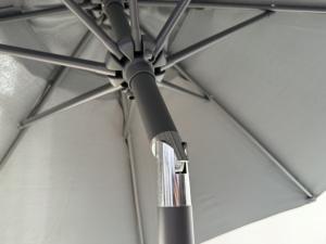 <span class=keywords><strong>Parasol</strong></span> de jardin pliable moderne de 2,7 m, imperméable, pour terrasse extérieure, avec structure en aluminium et fibre de verre, mobilier de jardin extérieur - Product Image 2