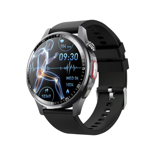 F240 Smart Watch ECG Heart Rate Blood Oxygen Monitor 1.55 Inch IP67 Waterproof Fall Alarm SOS Call Fitness Tracker for Elderly