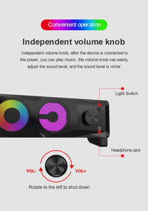 Hỗ trợ ckd skd đa phương tiện xách tay <span class=keywords><strong>2.0</strong></span> kênh USB PC Powered RGB chơi game Loa máy tính cho PC - Product Image 4