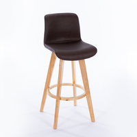 Chaise pivotante de loisir au design moderne Base en métal chromé avec pied haut Tabouret de bar en plastique pour salle à manger, cuisine, meubles de maison
