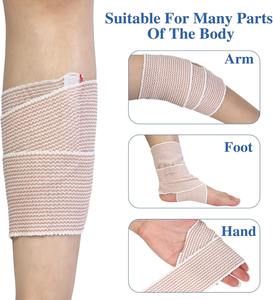 ضمادة احترافية عالية المرونة قابلة للتعديل مع إغلاق فيلكرو للاستخدام الرياضي والطبي - Product Image 3