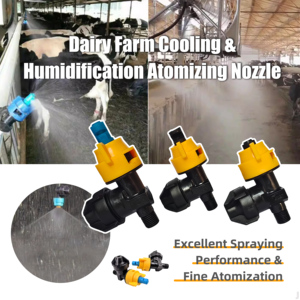 YUJIA <b>Head</b> Anti-drip Cow Nozzle Ranch Cooling Wide-angle Sprayer Cowshed Husbandry New Plastic PP 3 Months Warranty - Product Image 6