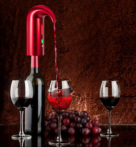 Aérateur de vin USB rechargeable C352 en gros, verseur automatique portable à une touche, pompe décanteuse instantanée - Product Image 2
