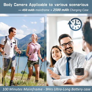 Caméra miniature 4K VD02-Pro 128 Go pour animaux de compagnie, voyages, travail et sports nautiques, capteur CMOS, vidéo H.264, compatibilité Wi-Fi - Product Image 4