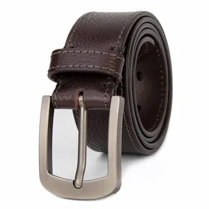 2023 dernière ceinture à boucle ardillon en cuivre pur fait à la main en cuir véritable pour hommes ceinture en cuir de luxe