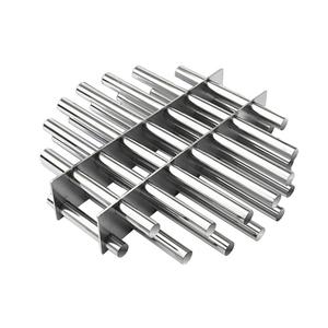 ISO certificado fábrica personalizada 13 barras extrusora imán tolva hierro escoria filtro rejilla magnética - Product Image 3