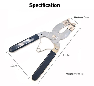 Pinza semplice pinza estrattore a pistone con morsetto faringeo per auto smontaggio dell'anello del pistone espansore pinze del compressore - Product Image 3