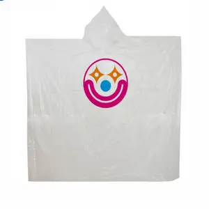 101x127cm pe rainponchos for adult convenient raincoat/poncho customized logo