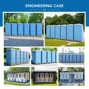 Cabine de <span class=keywords><strong>douche</strong></span> mobile individuelle portable, toilettes mobiles extérieures, <span class=keywords><strong>douche</strong></span> extérieure temporaire moderne pour chantier rural et parc, cabine de change - Product Image 5