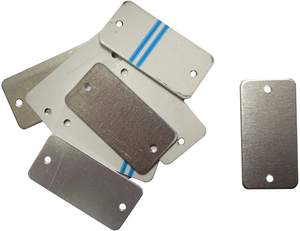 الألومنيوم لوح حديقة من المرمر الأسود شجرة العلامات حديقة ملصق في الهواء الطلق تسمية معدنية ختم الفراغات - Product Image 1