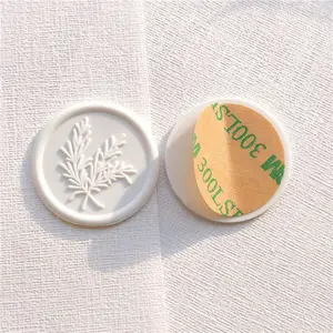 Wholesale High Quality Fashion Wax Seal Stickers 3d Logo Wax Seal Stamp Label Stickers