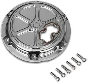 Couvre-carter chromé CNC 6 trous pour Harley Sportster <span class=keywords><strong>1200</strong></span> Custom XL1200C 883 <span class=keywords><strong>SuperLow</strong></span> XL883L 05-19 - Product Image 5