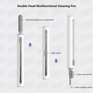 Cepillo de limpieza multifuncional portátil para auriculares, cepillo de limpieza para tapones para los oídos, <span class=keywords><strong>limpiador</strong></span> de huecos para pluma, envío gratis - Product Image 3