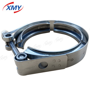 Collier de serrage V-Band XMY 38-152 mm en acier inoxydable pour tuyaux d'échappement de voiture - Product Image 4
