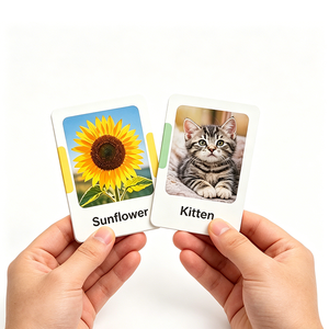 Juego de Mesa Familiar Personalizado para Niños, Juego Portátil de Fábrica, Juego de Cartas Educativo de Papel para el Aprendizaje de la Memoria - Product Image 3