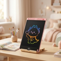 Tablette d'écriture et de dessin LCD pour enfants de 8,5 pouces, bloc-notes numérique avec matériau ABS, autocollant personnalisable