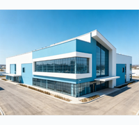 Structures en acier haute résistance pour la construction préfabriquée immobilière, conception de barndominiums préfabriqués écologiques et de hangars de stockage