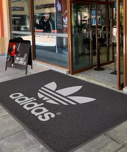 EP Custom Logo Mat Free Design Doormat PVC Spaghetti Coil Mat Entrance Mats Nylon Carpet