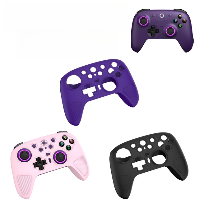 Game controller silicone protective shell for 8Bitdo Ultimate 2 game controller protective cover solid color silicone shell