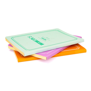 Tùy chỉnh giá rẻ đồng bằng A5 Trống máy tính xách tay softcover trường tập thể dục máy tính xách tay trực tuyến in ấn với logo - Product Image 3