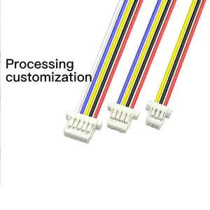 Manufacturer Factory Custom Cable Assembly Ks Shr-04v-s-b 4 Pin 1.0mm Pitch Plastic Connector Wire Harness Jst zh