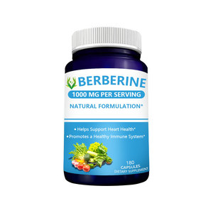 แคปซูล Berberine HCl 1000มก. ผลิตภัณฑ์เสริมระบบภูมิคุ้มกันผลิตภัณฑ์เสริมอาหาร - Product Image 1