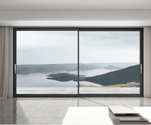 Puerta Corredera de Tres Rieles Personalizable 155-72, Serie <span class=keywords><strong>Interir</strong></span>, Diseño de Puerta Corredera de Aluminio de Alta Calidad con Malla - Product Image 5