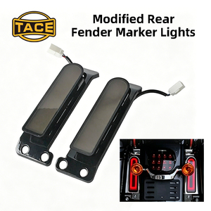 ดัดแปลงสัญญาณไฟเลี้ยว LED ด้านหลังสำหรับ Harley Street Glide ที่มีลำแสงสูง/ต่ำ - Product Image 4