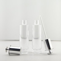 Fabricant en vente directe de flacons cosmétiques en verre pour sérum, essence liquide et huile essentielle, avec compte-gouttes et impression sérigraphique