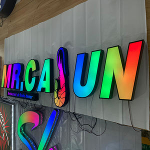 Desain Gratis Papan Akrilik Bisnis Huruf LED 3D Bercahaya Tanda Kustom untuk Pajangan Toko untuk Kantor Bar - Product Image 2