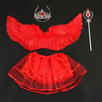 Ailes d'ange arc-en-ciel pour adultes, cadeau de fête d'halloween, ailes de plumes colorées, accessoires de déguisement, spectacle de fées pour petite fille princesse