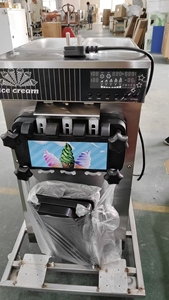 ماكينة آيس كريم بضاغط آلي مزدوج للخدمة الناعمة 3 جيلاتي-للاستخدام في المتاجر والمطاعم-خضروات جوز الذرة - Product Image 6