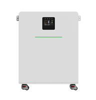 Untuk Sistem Penyimpanan Energi Surya Rumah Tangga Hibrida yang Dapat Ditumpuk, Baterai LiFePO4 15kWh All-in-One dengan Inverter 6kW