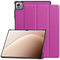 Étui pour Xiaomi Pad 7 Ultra, support magnétique multi-angles à trois volets, étui de tablette en cuir PU, fonction de mise en veille/réveil automatique, étui intelligent pour tablette