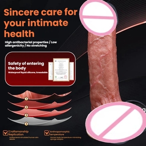 Dispositivo Vibrador Multifuncional con Calor para el <span class=keywords><strong>Punto</strong></span> <span class=keywords><strong>G</strong></span>, Dildo de Silicona Suave con Control Remoto y Tacto Realista, Juguete Sexual para Mujeres Adultas - Product Image 2