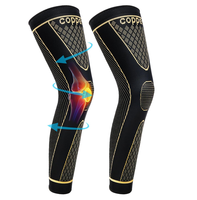 Manchons de compression longs pour jambes entières, protège-jambes pour l'arthrite, le cyclisme, le sport, le football, réduit les varices