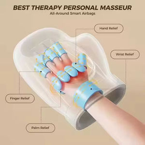 Masseur de main sans fil électrique chauffant pliable de haute qualité, léger, 5 niveaux de pression d'air, airbag 3D, contrôle de la minuterie, doigt - Product Image 3