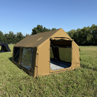 Carpa inflable familiar de alta calidad 420D Oxford para las cuatro estaciones, para 4-8 personas, con techo, para glamping y camping.