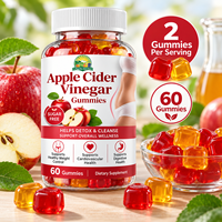 Bonbons gélifiés au vinaigre de cidre de pomme aux herbes naturelles chinoises pour adultes, soutien minceur OEM