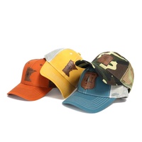 Casquette de baseball en maille d'été de haute qualité Richardson 112 personnalisée, coton, réglable, patch en cuir, camouflage, chapeaux de camionneur de chasse