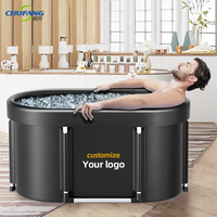 Chufang Fabricant Grande Taille PVC Pliable Glace Baignoire Salle De Bains Baignoire Autoportante Plongeant Froid Baignoire Adulte