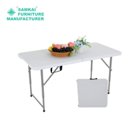 SK-ZDZ-C001 Catering Mobiler Rechteckiger Tisch Camping Modernes Restaurantmöbel Outdoor-Set Klappbarer Esstisch