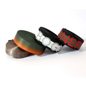 Jinsly Tasma <span class=keywords><strong>38Mm</strong></span> Thời Trang Tùy Chỉnh Jacquard Vải Thư Mô Hình Polyester <span class=keywords><strong>Nylon</strong></span> Không Đàn Hồi Cho Dây Đeo Túi Xách - Product Image 4