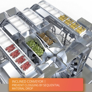 <span class=keywords><strong>TOUPACK</strong></span> mélangeur multitête, Machine de remplissage automatique, noix, sucre fleur thé, Machine d'emballage - Product Image 4