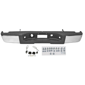 Parachoques Trasero Negro Sin Orificios Para Sensores de Aparcamiento Para Chevrolet Chevy Silverado/GMC Sierra <span class=keywords><strong>1500</strong></span> 2007 2008 2009 2010 2011 2012 2013 - Product Image 1