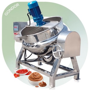 Caldaie monofase a doppio rivestimento cottura a Gas pentola ad alta pressione per 100 di miscelazione agitatore con miscelazione - Product Image 1