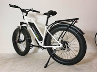 Vélo électrique tout-terrain à pneus larges 26*4.0, moteur brushless 500W, batterie lithium 48V 10.4Ah, cassette 7 vitesses, cadre en aluminium